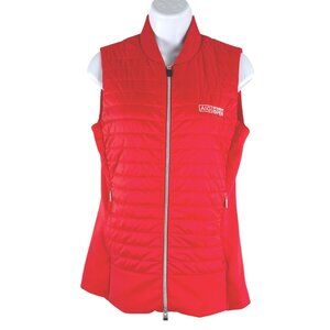 KJUS Retention 2.0 Vest Womens Size 36 Small Red Full Zip Outdoor CJ-1975‎